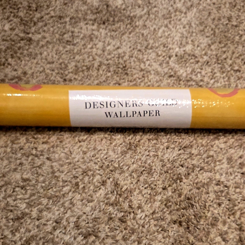 Designers Guild Yellow Wall Decor Wallpaper 5 ROLLS NIP